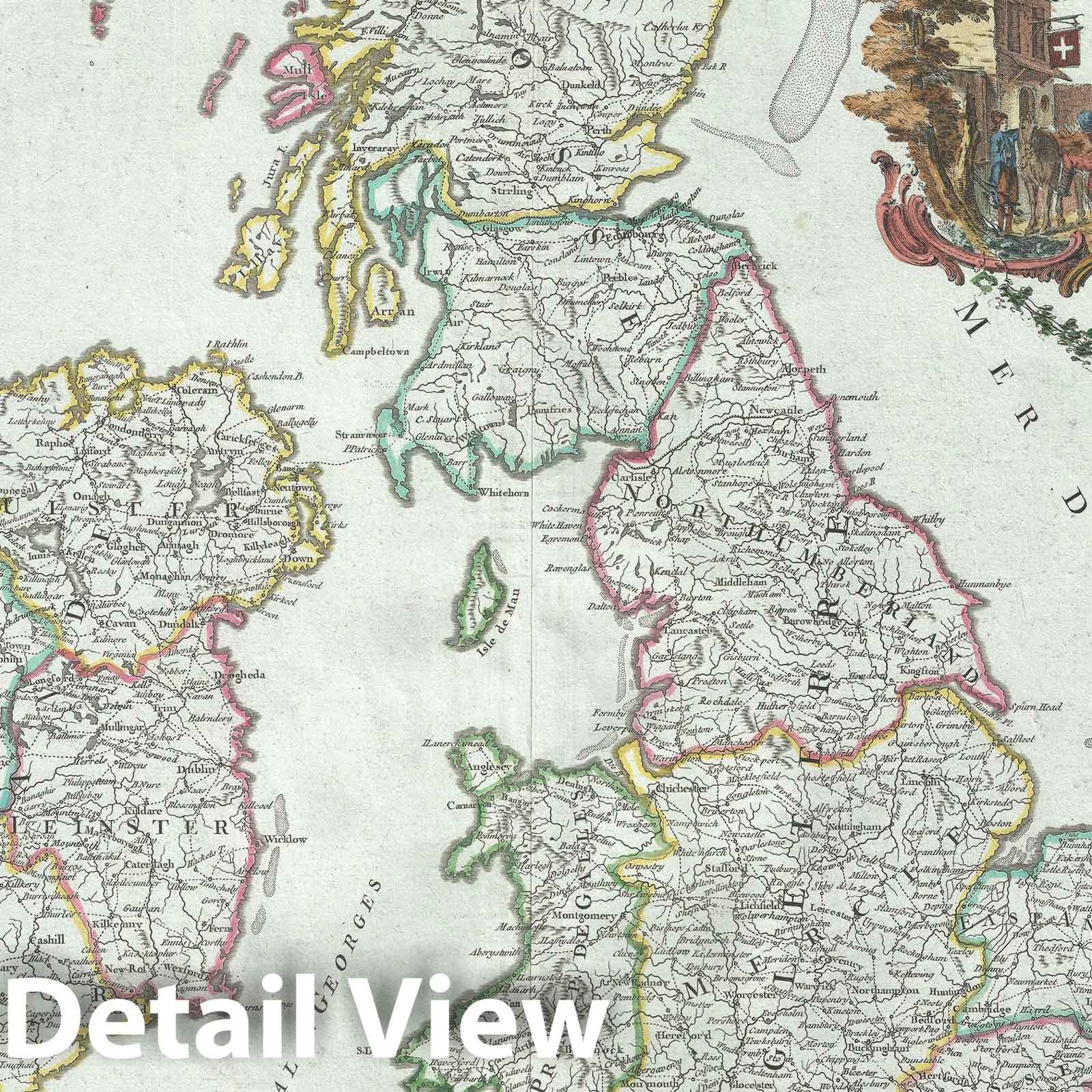 Historic Map : The British Isles 