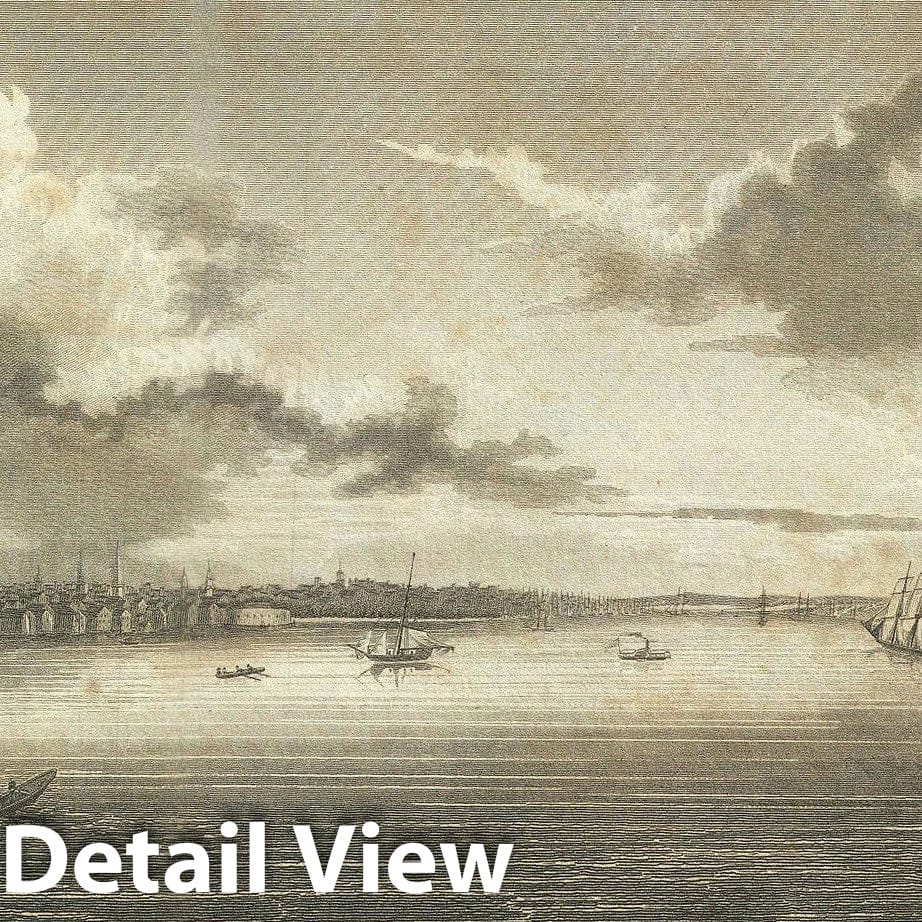 Historic Map : New York, New York, Smith, 1828, Vintage Wall Art