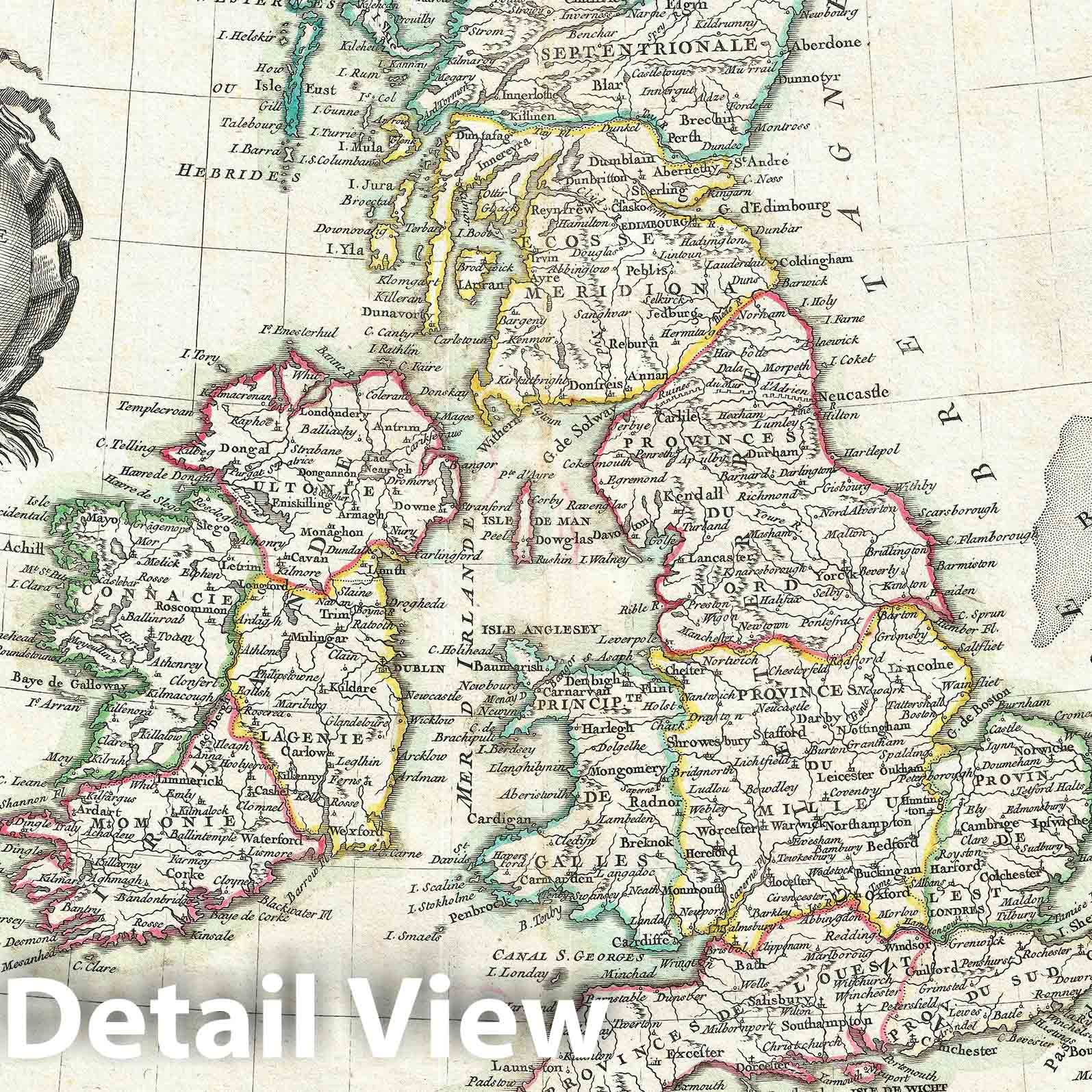 Historic Map : The British Isles 