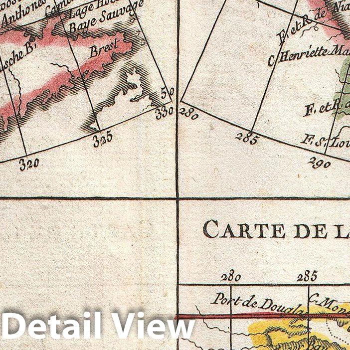 Historic Map : Vaugondy, Diderot Map of The Hudson Bay and The Arctic , 1772, Vintage Wall Art