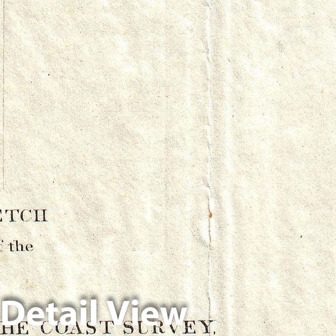 Historic Map : U.S. Coast Survey Map of Nantucket (First U.S.C.S. Map of The Davis Shoals) , 1846, Vintage Wall Art