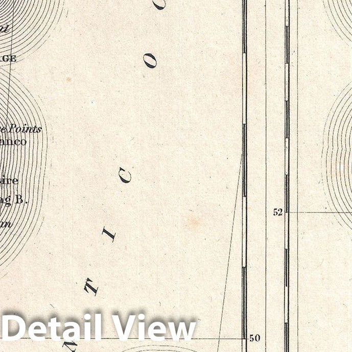 Historic Map : Colton Map of Patagonia and The Falkland Islands. , 1855, Vintage Wall Art