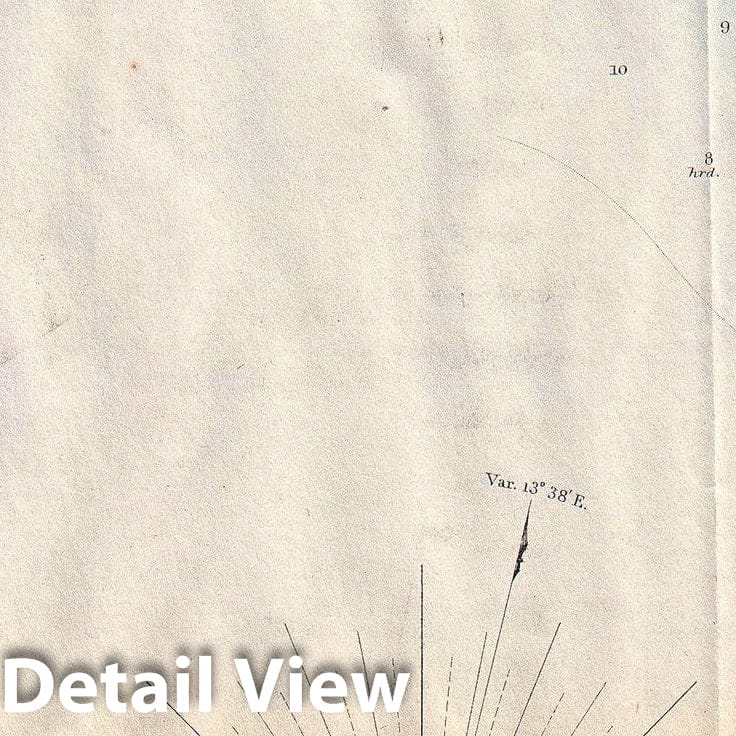 Historic Map : U.S. Coast Survey Map of The Eastern Entrance to Santa Barbara Channel, 1857, Vintage Wall Art