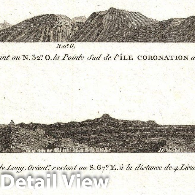 Historic Map : Vancouver View of Various Capes from Alaska to Cape Horn, 1799, Vintage Wall Art
