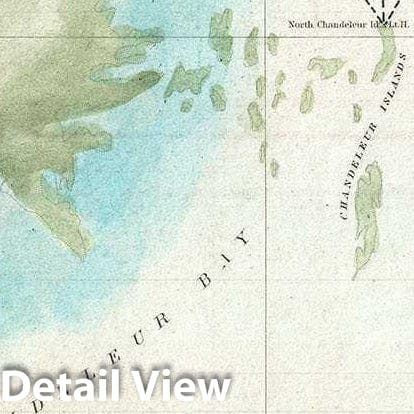 Historic Map : U.S. Coast Survey Map of Lake Pontchartrain, New Orleans, and The Mississippi Delta, 1851, Vintage Wall Art