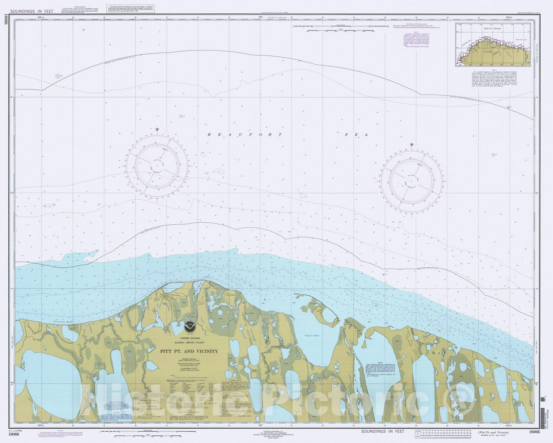 Historic Nautical Map - Pitt Pt And Vicinity, AK, 1996 NOAA Chart - Vintage Wall Art