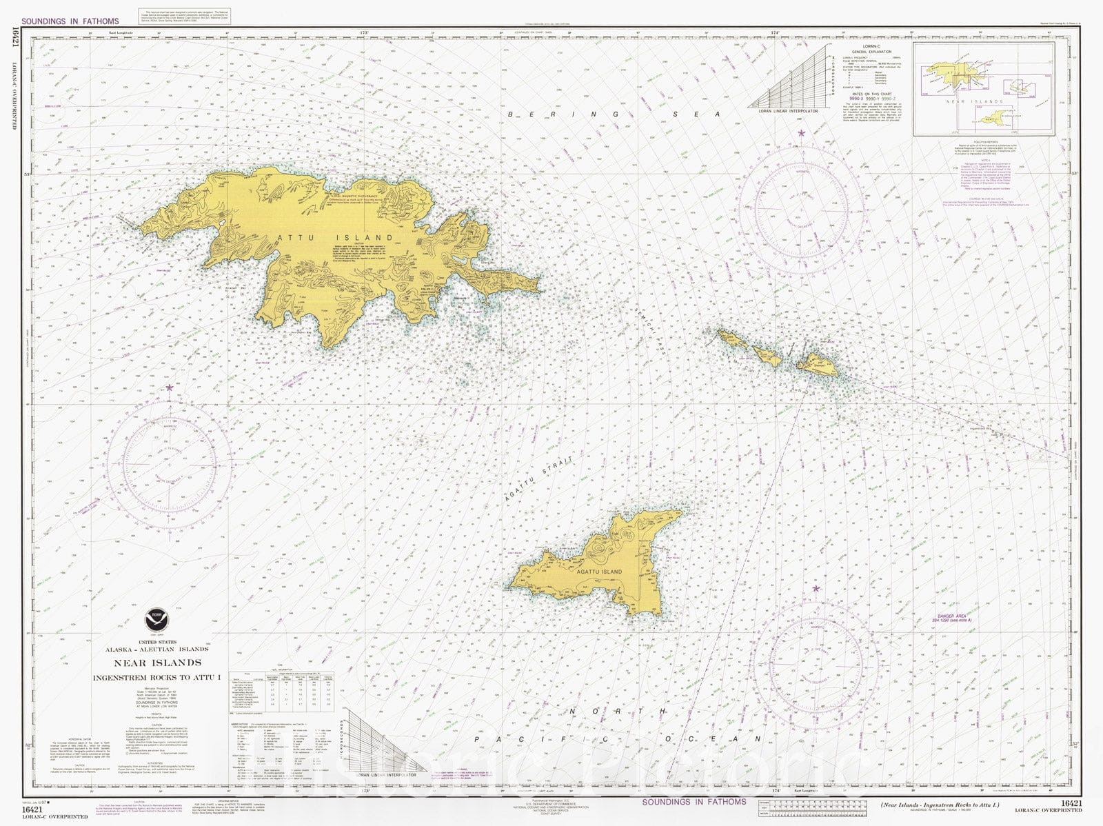 New London Harbor 1977 Nautical Chart Print