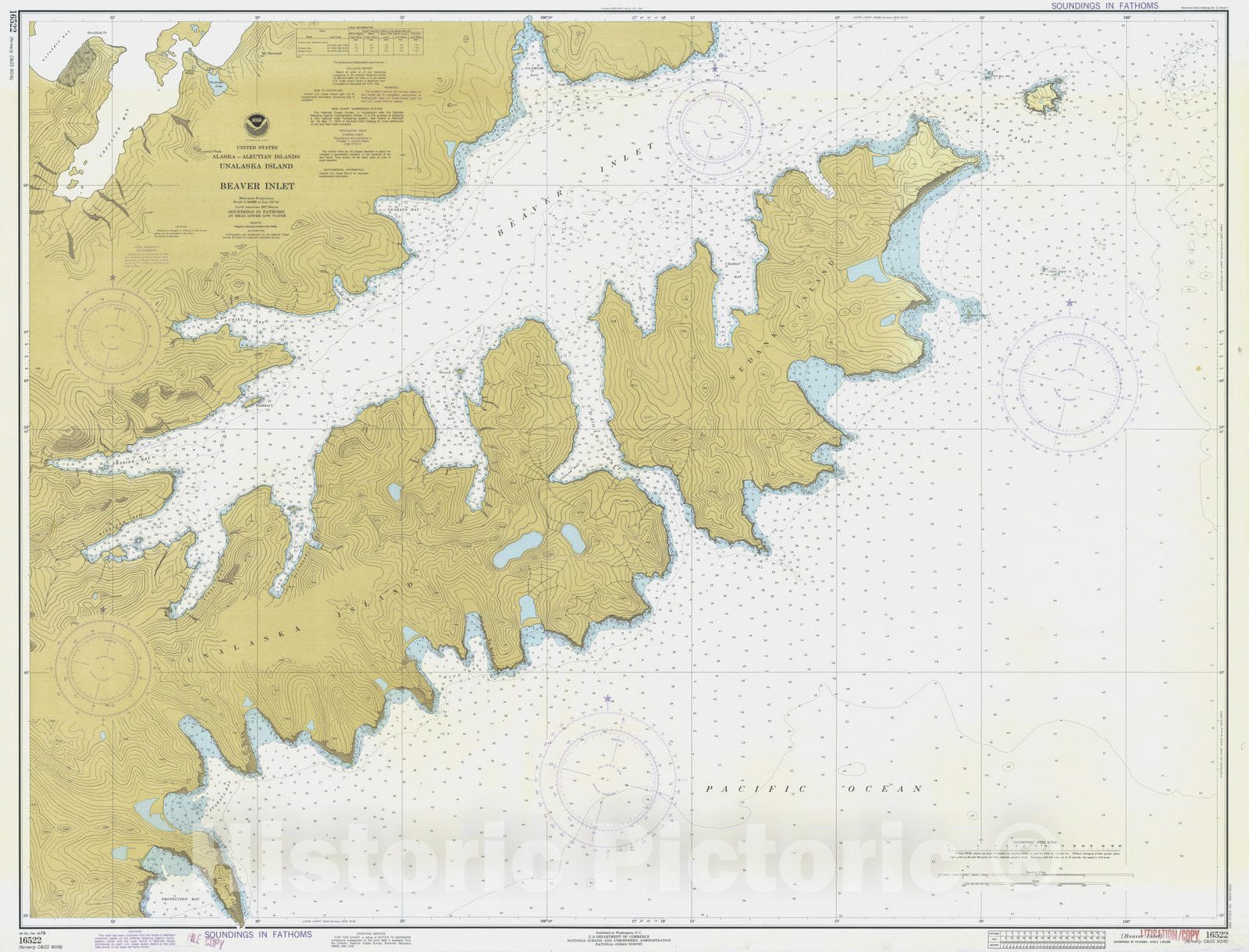 Historic Nautical Map - Beaver Inlet, AK, 1978 NOAA Chart - Vintage Wall Art
