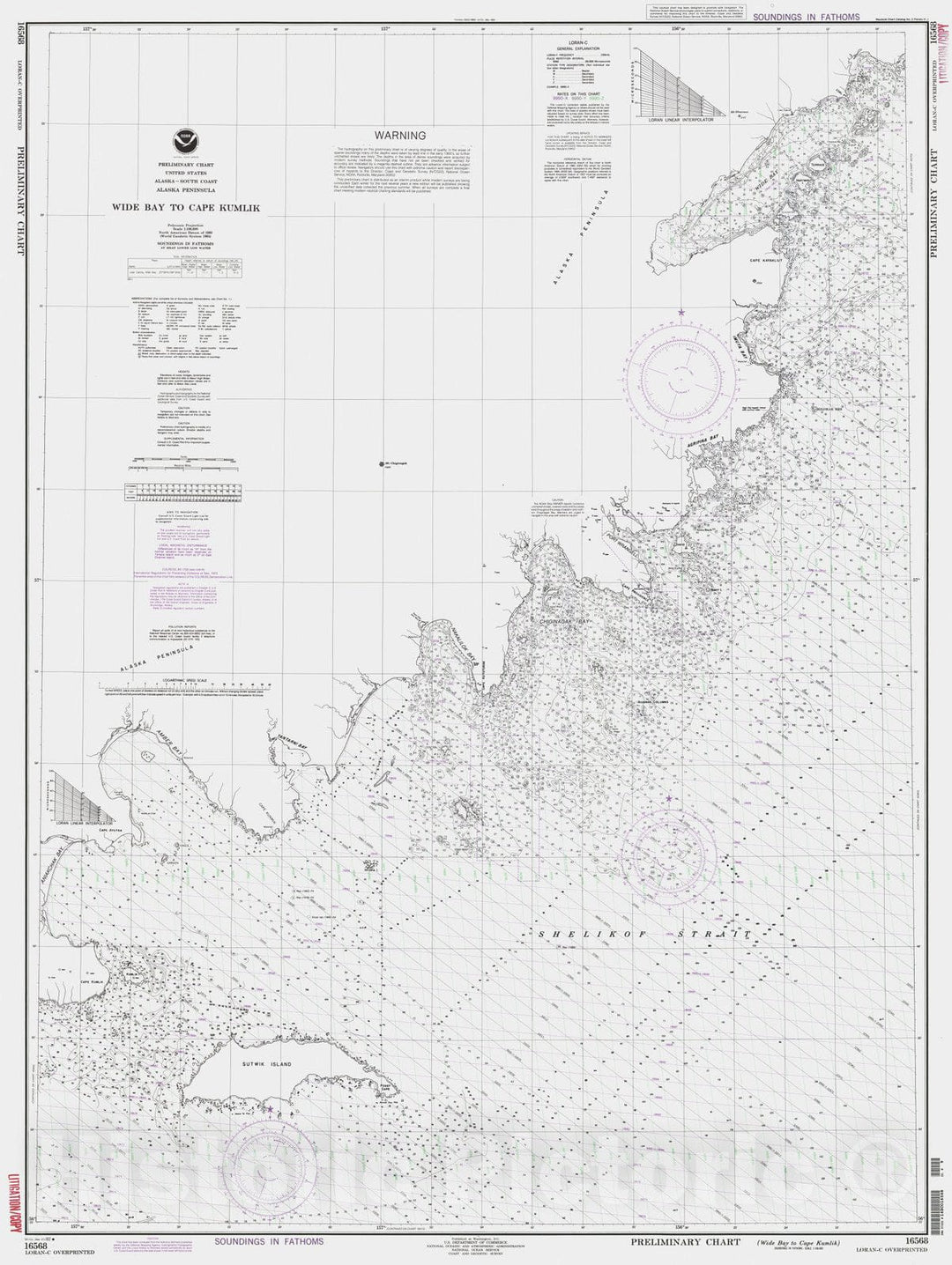 Historic Nautical Map - Wide Bay To Cape Kumlik, AK, 1992 NOAA Chart - Vintage Wall Art