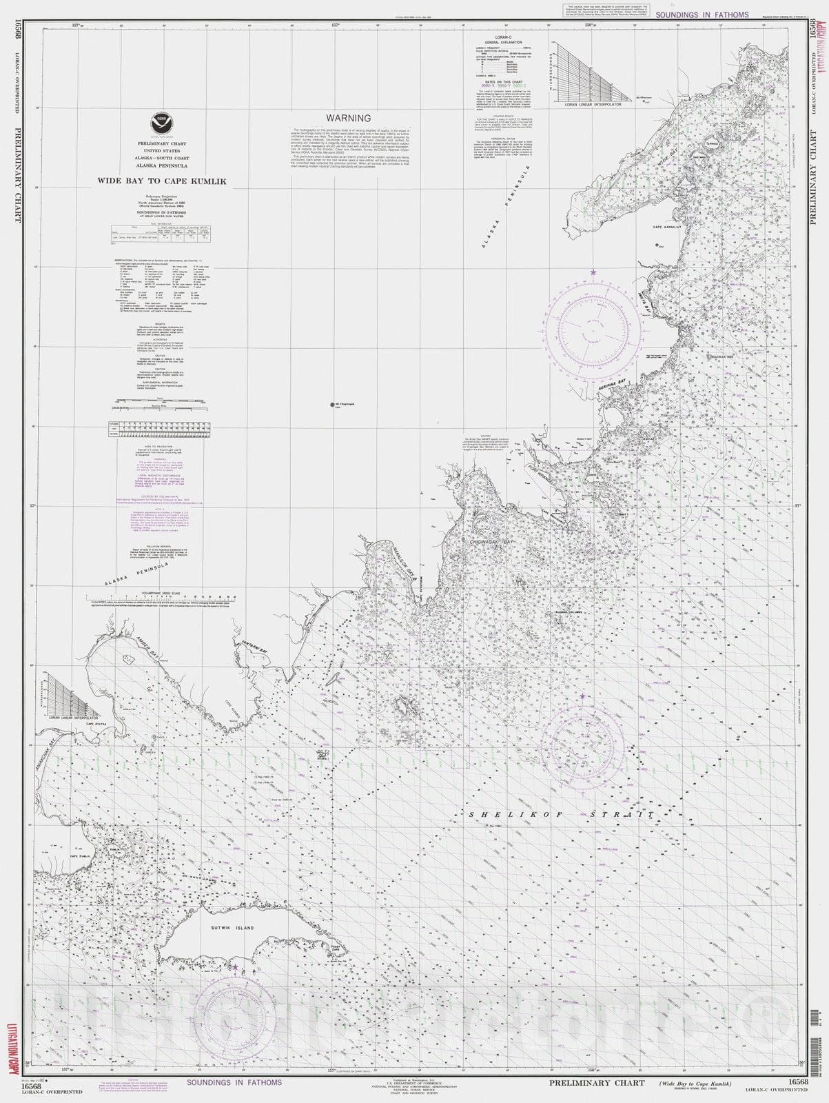 Historic Nautical Map - Wide Bay To Cape Kumlik, AK, 1992 NOAA Chart - Vintage Wall Art