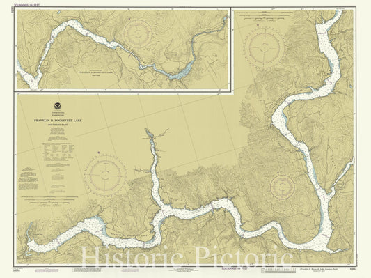 Lake Superior 1991 Nautical Chart Map Print