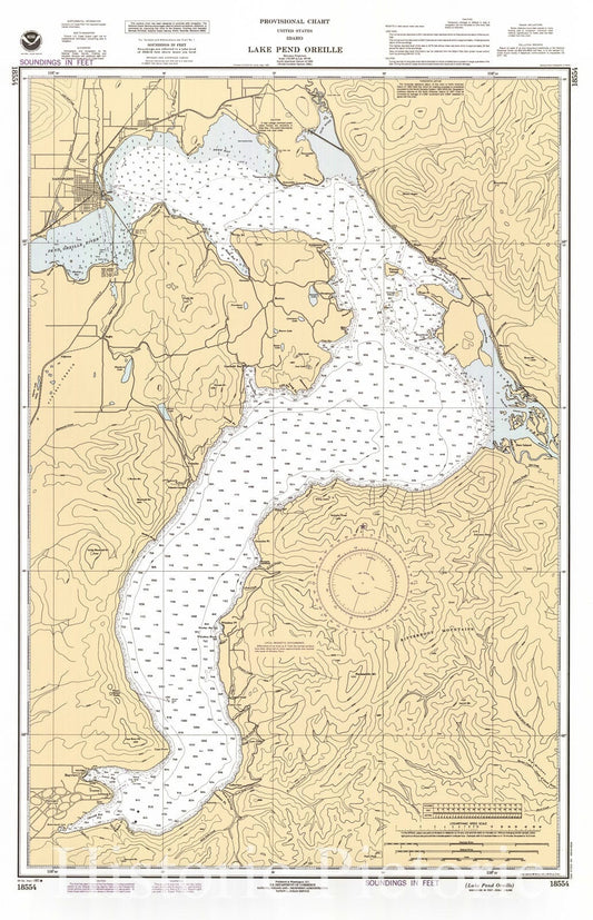 St Marys River To Au Sable Point, 1990 - Nautical Chart Print