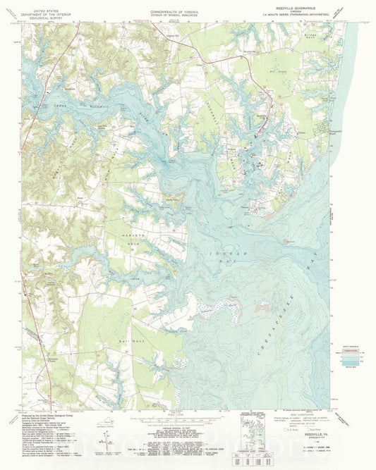 Island of Hawaii 1989 Nautical Chart - Historical Map Print
