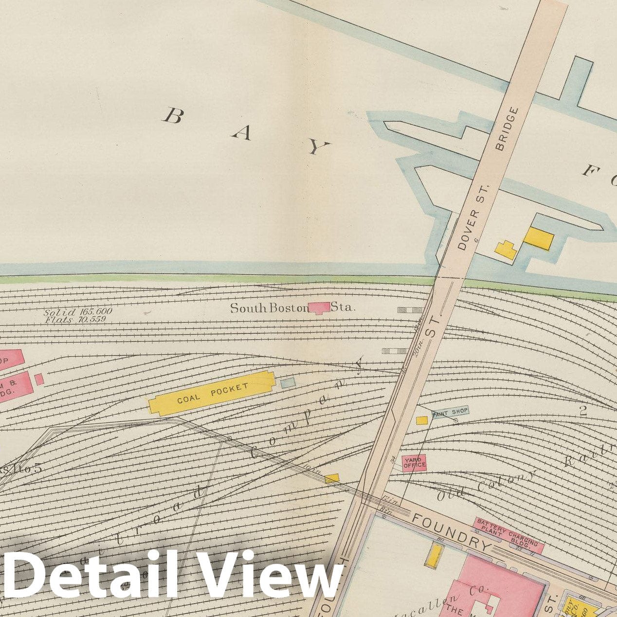 Historic Map : Atlas City of Boston: South Boston 1919 Plate 030 , v2, Vintage Wall Art