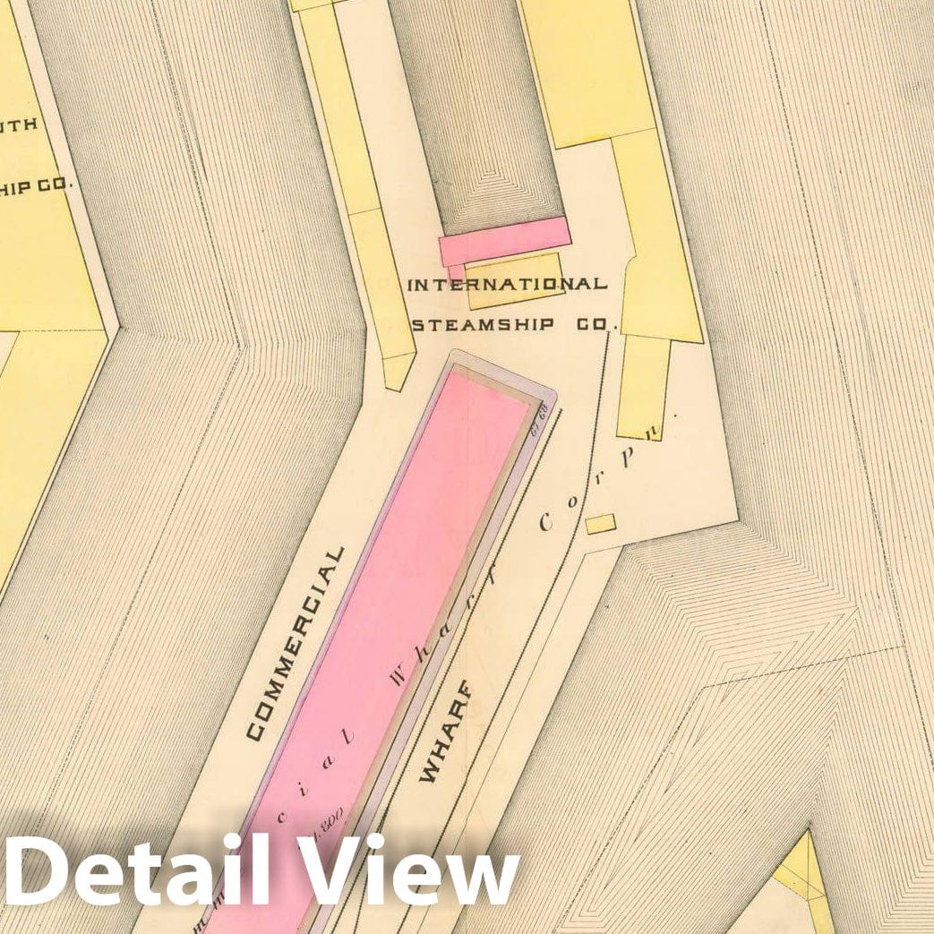 Historic Map : Atlas City of Boston, City Proper, Vol. I, Boston 1888 Plate 017 , Vintage Wall Art