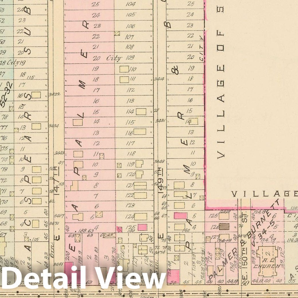 Historic Map : Atlas City of Cleveland, Vol. Four, Cleveland 1922 27R , Vintage Wall Art