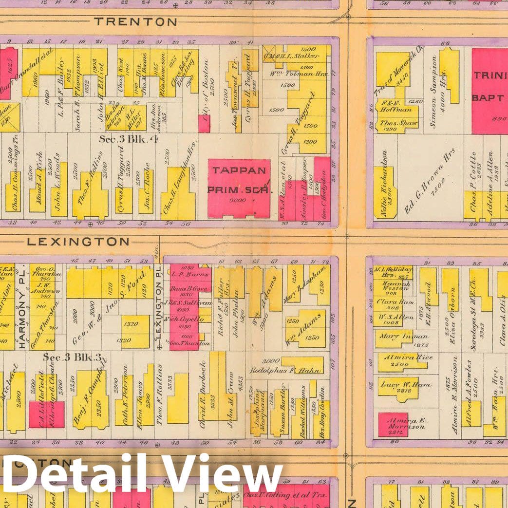 Historic Map : Atlas City of Boston, Vol. 9, East Boston 1892 Plate 015 , Vintage Wall Art