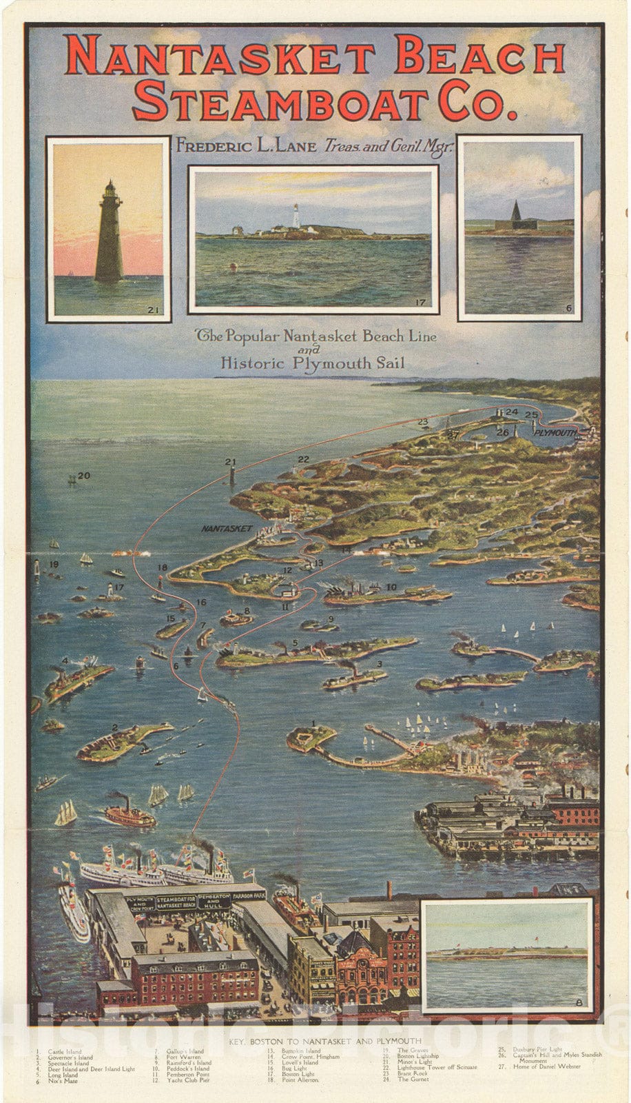 Historic Map : Boston 1920 , Vintage Wall Art