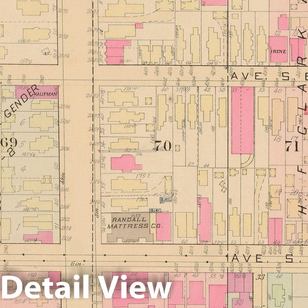 Historic Map : Atlas City of Cleveland, Vol. Four, Cleveland 1922 4R , Vintage Wall Art