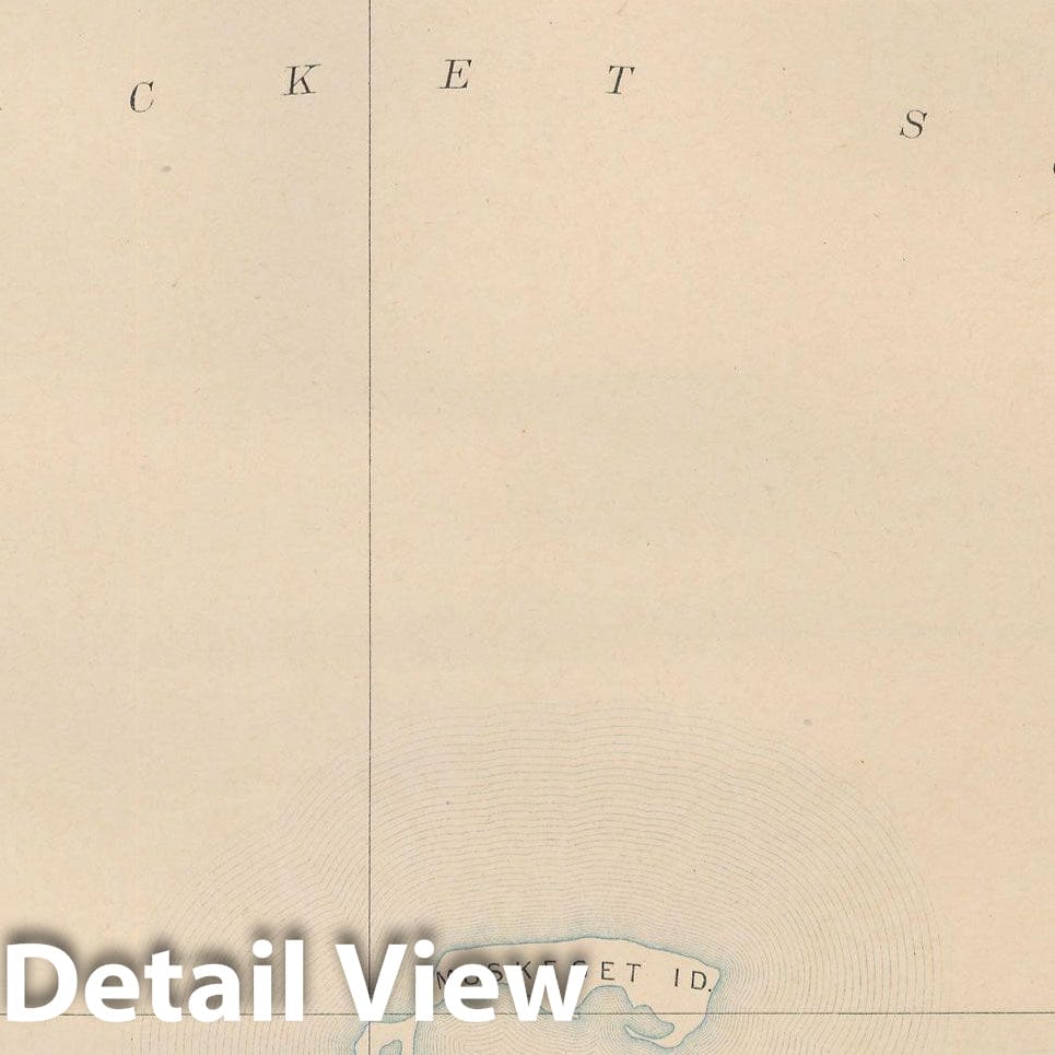 Historic Map : Atlas of Massachusetts, Nantucket 1890 Page 49 , Vintage Wall Art