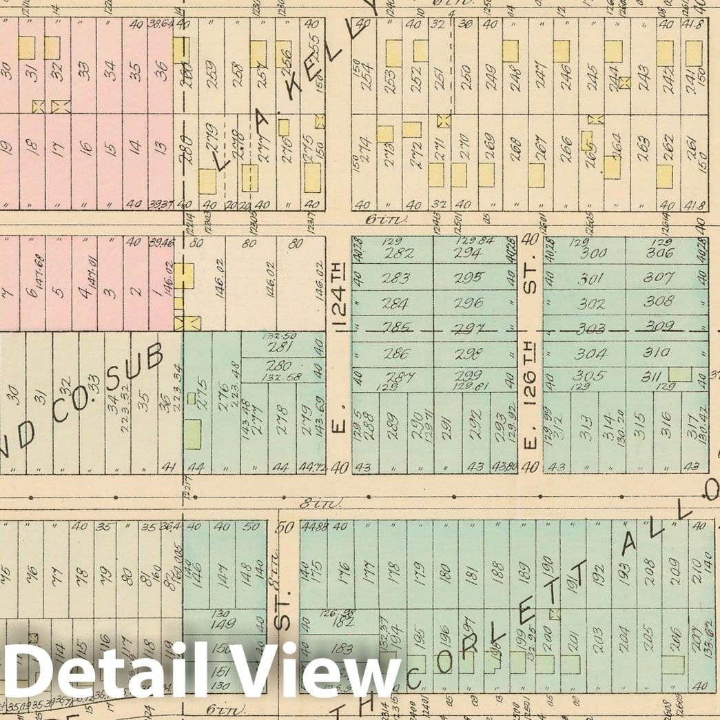 Historic Map : Atlas City of Cleveland, Vol. Four, Cleveland 1922 31L , v2, Vintage Wall Art
