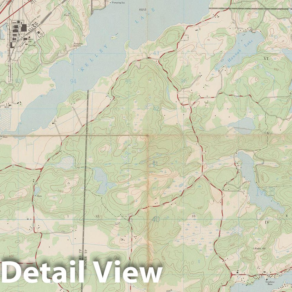 Historic Map : Canada National Topographic System, Copper Cliff 1965 , Vintage Wall Art