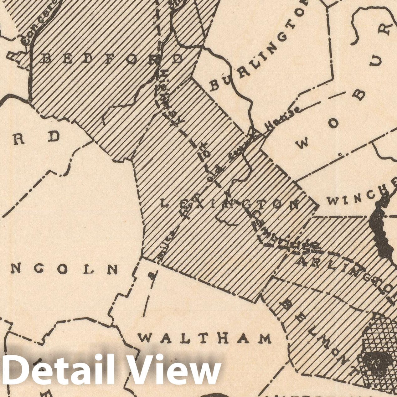 Historic Map : Cambridge 1642 , Vintage Wall Art