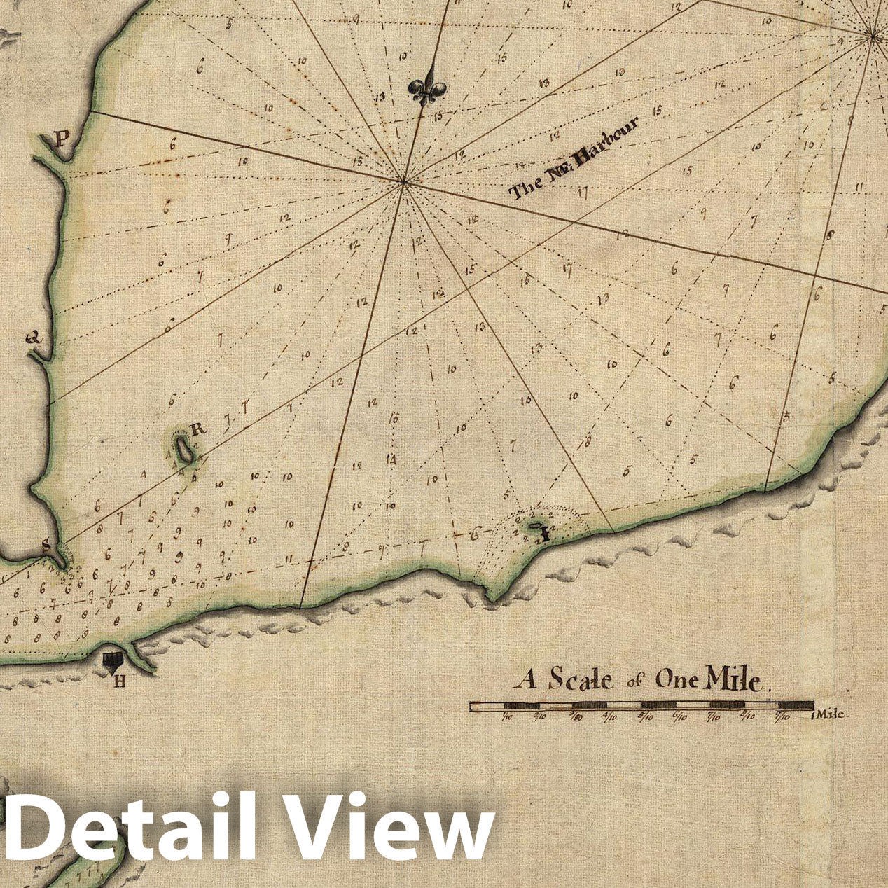 Historic Map : North America, Santiago de Cuba 1765 , Vintage Wall Art