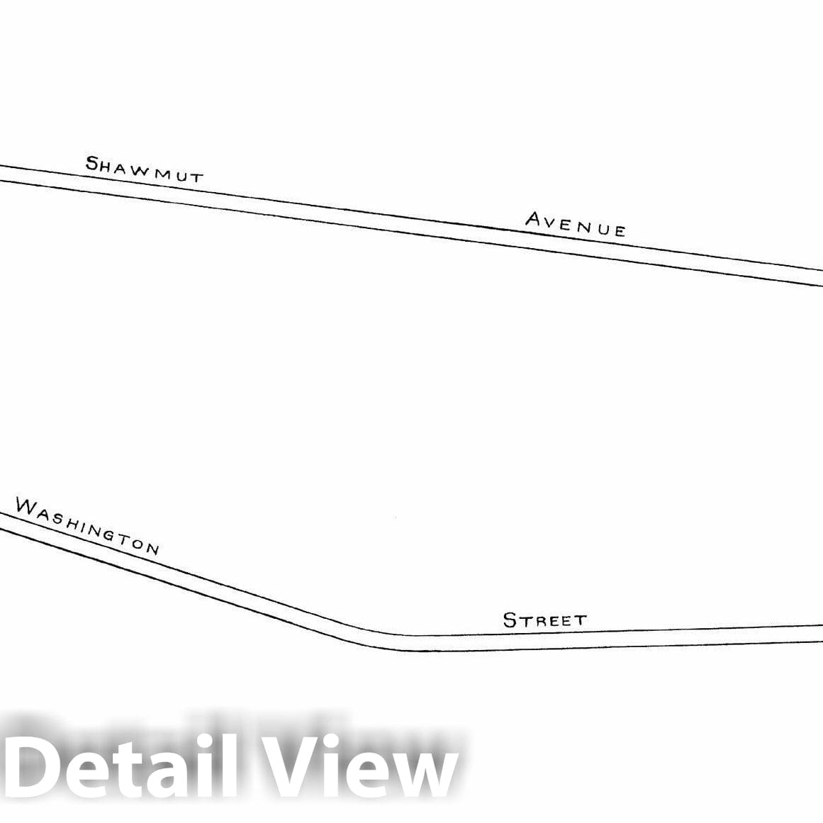 Historic Map : Boston Elevated Railway Track Plans, Boston 1899-1915 Plate 026 , Vintage Wall Art