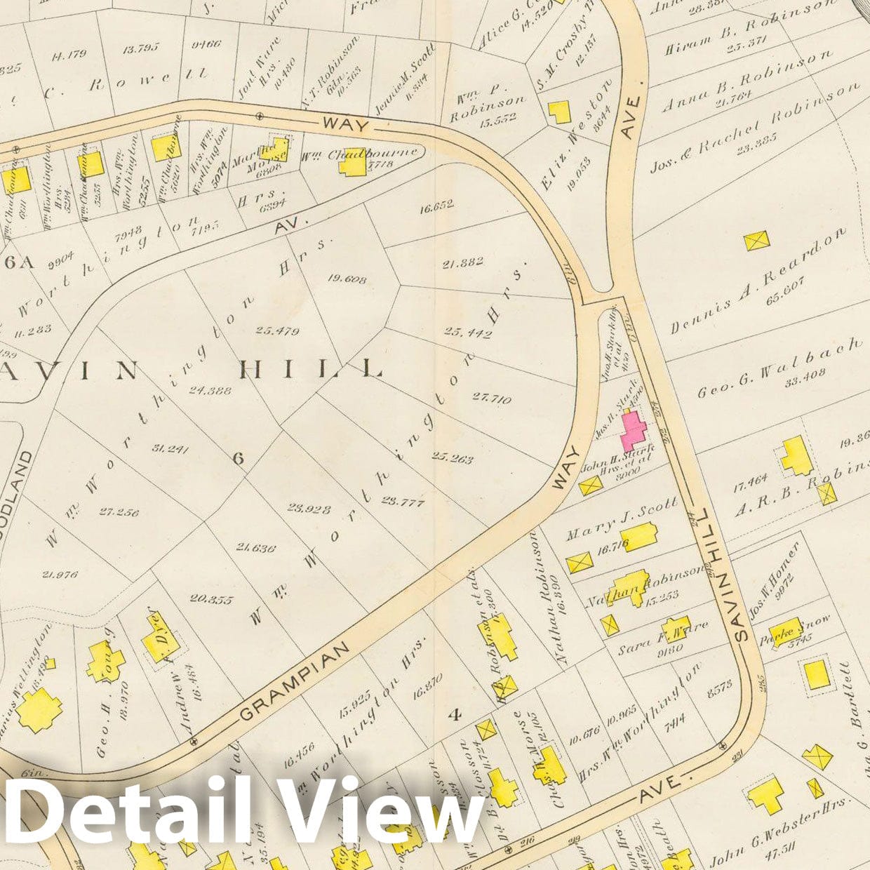 Historic Map : Atlas City of Boston, Vol. 5, Dorchester, Dorchester 1889 Plate 007 , Vintage Wall Art