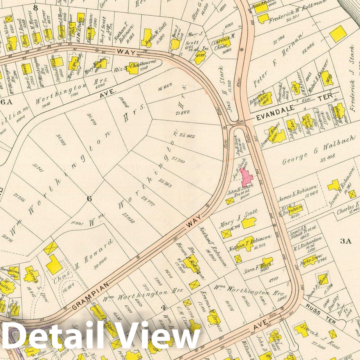 Historic Map : Atlas City of Boston, Vol. 5, Dorchester, 4th Ed., Dorchester 1904 Plate 009 , Vintage Wall Art