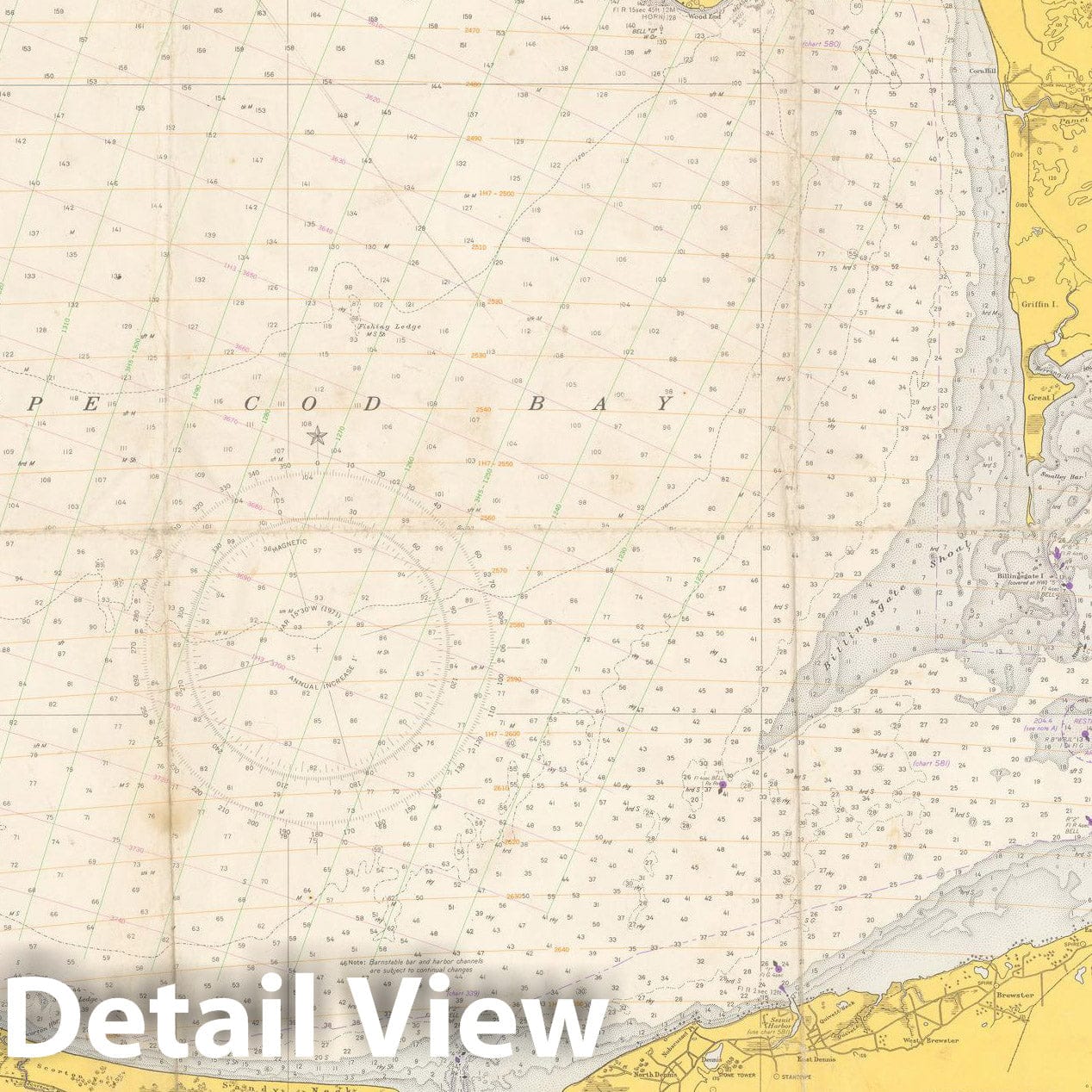 Historic Map : Cape Cod 1971 , Vintage Wall Art