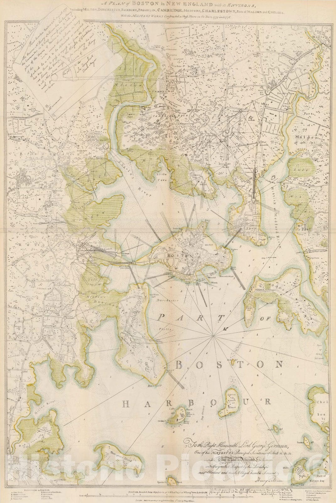 Historic Map : Boston 1876 , Vintage Wall Art