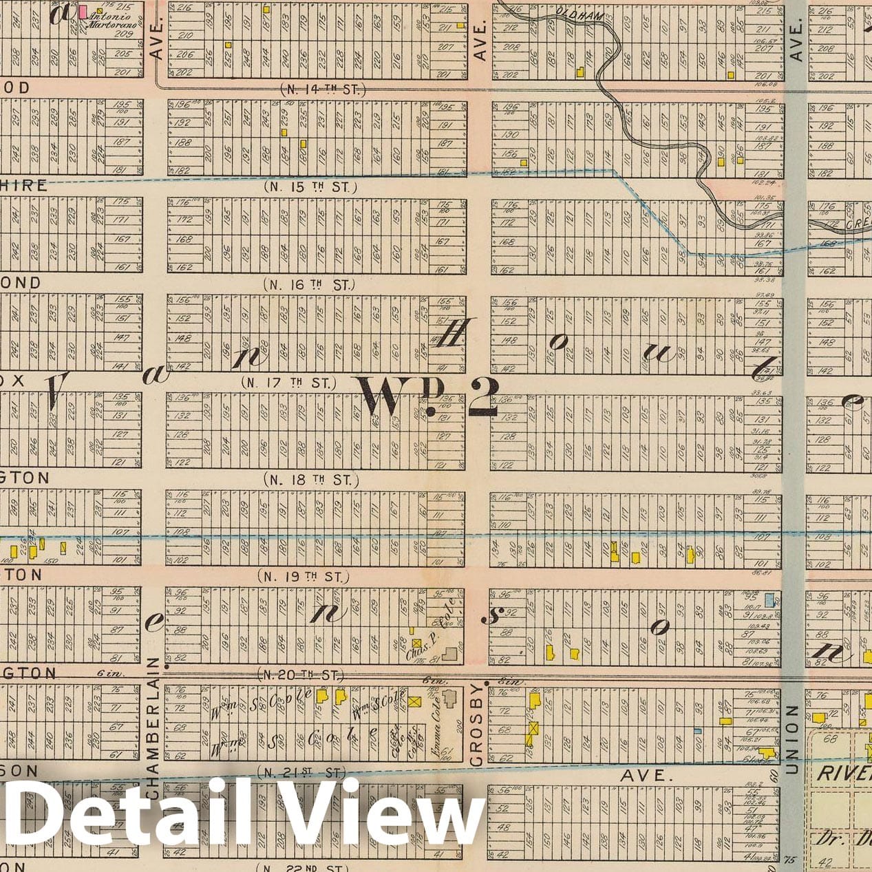 Historic Map : Atlas City of Paterson, New Jersey, Paterson 1915 Plate 026 , Vintage Wall Art