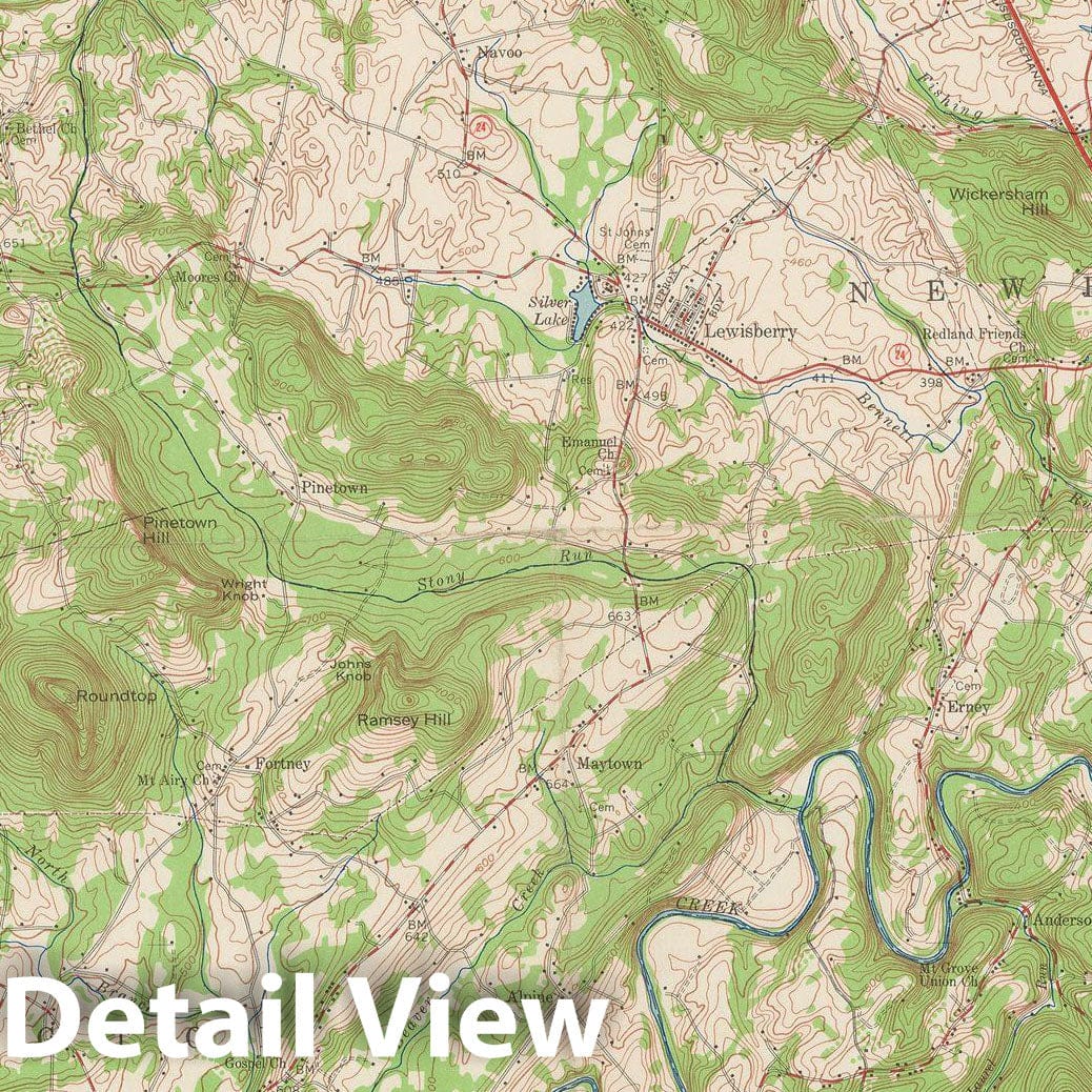 Historic Map : USGS 7.5 Minute Sheets and Quadrangles, Fairview & Harrisburg & New Cumberland 1965 Topographic Map , Vintage Wall Art