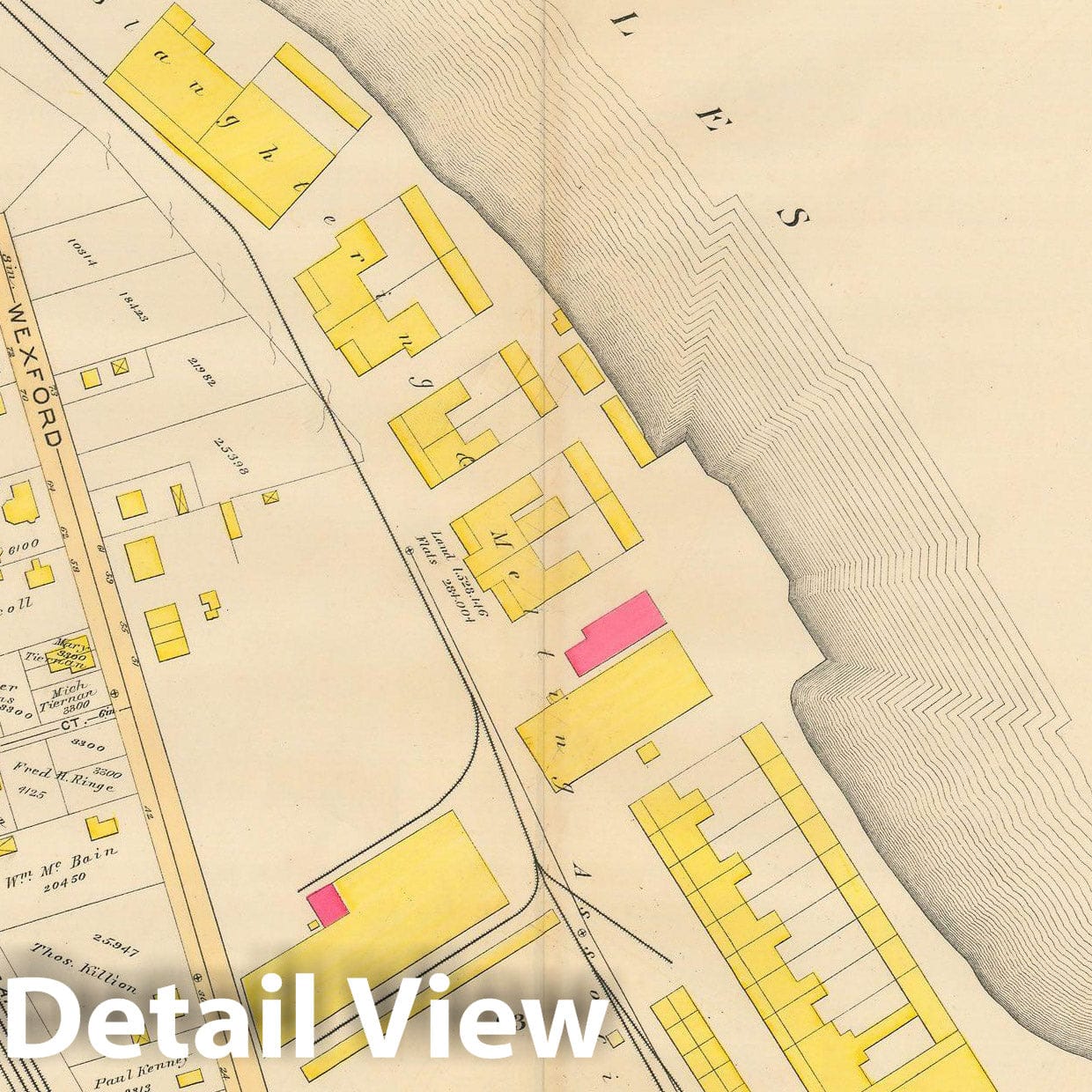 Historic Map : Atlas City of Boston, Volume 7, Brighton Mass., Allston & Brighton 1890 Plate 010 , Vintage Wall Art