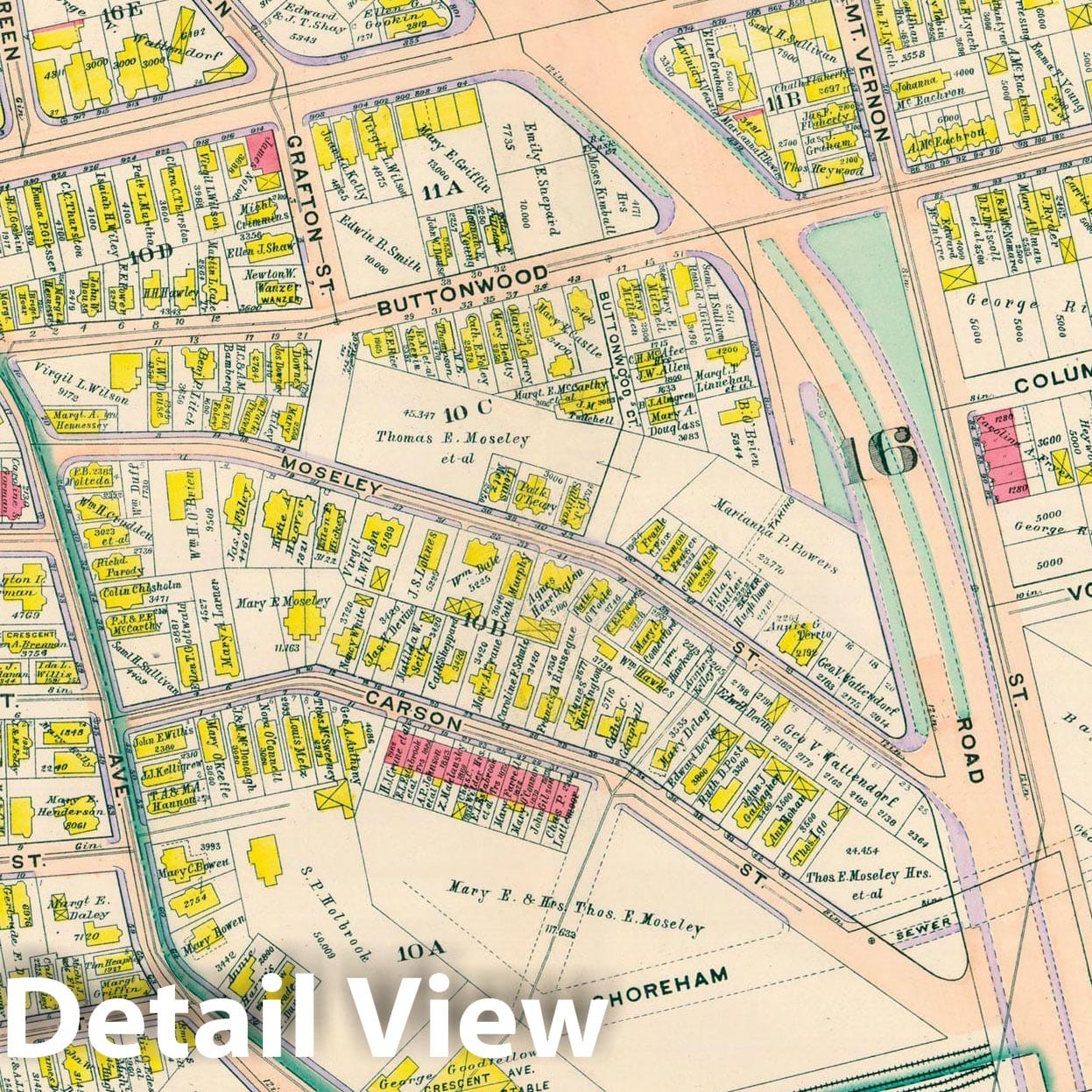 Historic Map : Atlas City of Boston, Vol. 5, Dorchester, 4th Ed., Dorchester 1904 Plate 003 , Vintage Wall Art