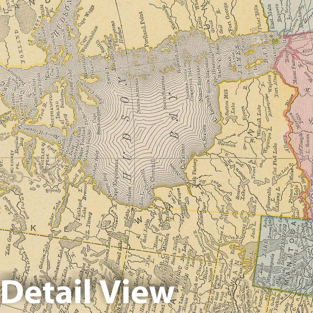Historic Map : Canada 1900 , Universal Atlas World , Vintage Wall Art