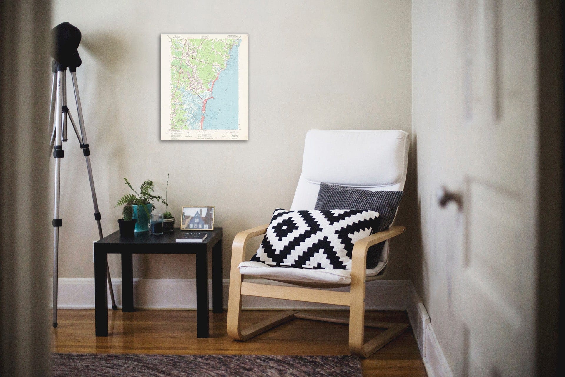 Historic Map : Hampton & North Hampton & Rye 1973 Topographic Map , Vintage Wall Art