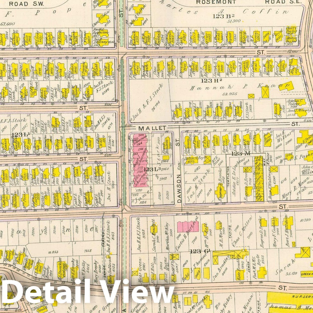Historic Map : Atlas City of Boston, Vol. 5, Dorchester, 4th Ed., Dorchester 1904 Plate 029 , Vintage Wall Art