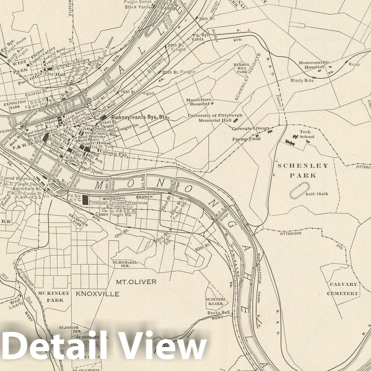 Historic Map : Commercial Atlas of America, 56th Edition, Pittsburgh 1925 , v2, Vintage Wall Art