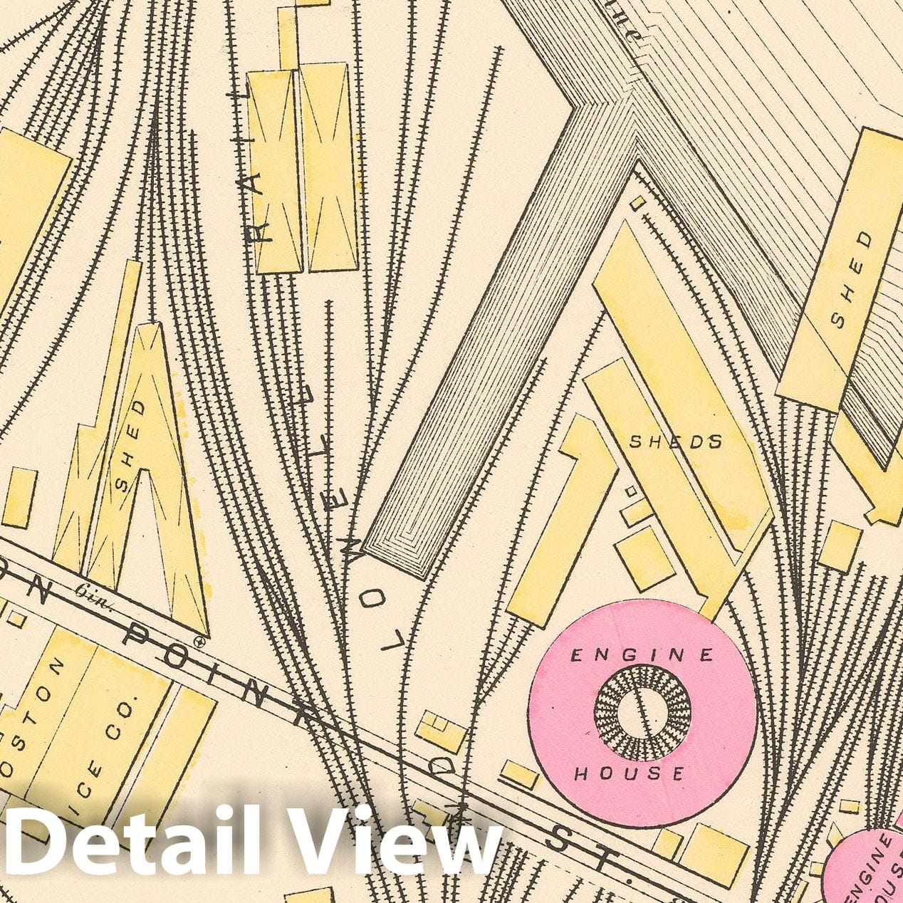 Historic Map : Atlas City of Cambridge, Cambridge 1886 Plate 026 , Vintage Wall Art