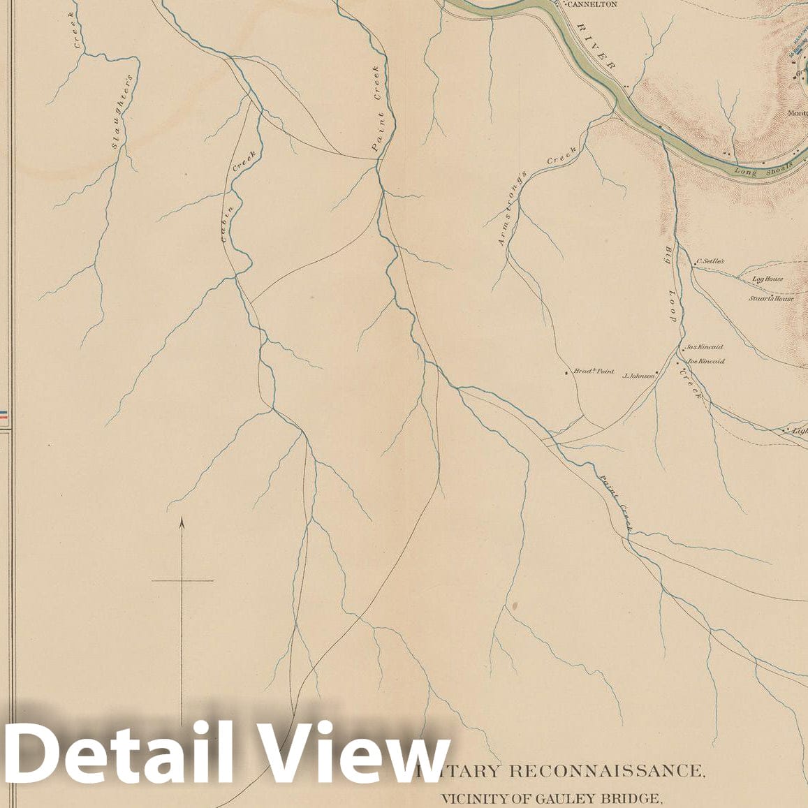 Historic Map : Civil War Atlas of the Union and Confederate Armies, Battles in KY & WV 1895 , Vintage Wall Art