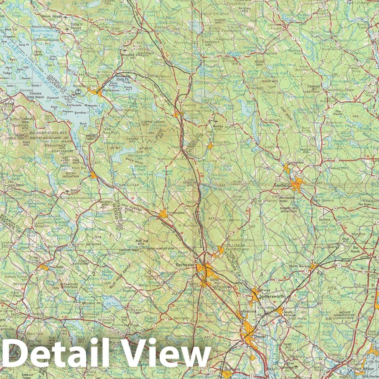 Historic Map : USGS 1:250,000 Topographic Maps, Portland 1972 , Vintage Wall Art