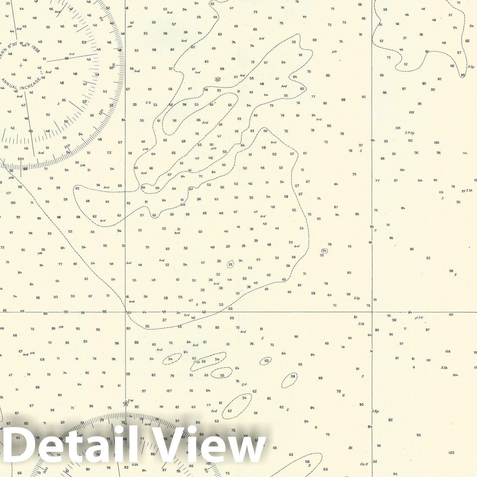 Historic Map : Coastal Charts - NJ DE: Cape May to Fenwick Island Light 1952 , Vintage Wall Art