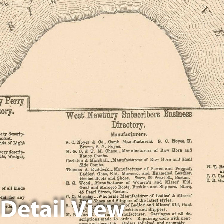 Historic Map : Atlas of Essex County Massachusetts, Amesbury & Newbury & Salisbury 1872 , Vintage Wall Art