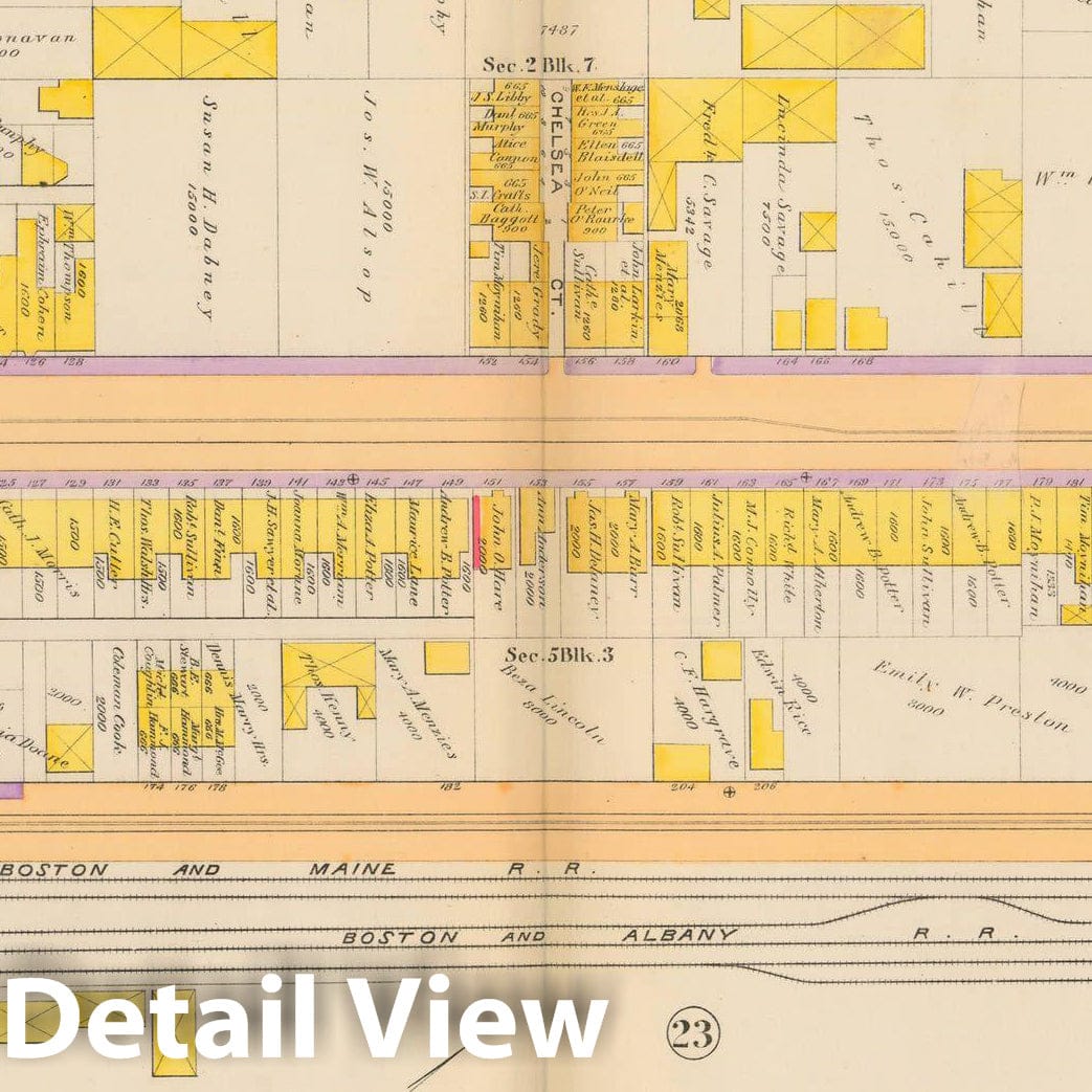 Historic Map : Atlas City of Boston, Vol. 9, East Boston 1892 Plate 013 , Vintage Wall Art