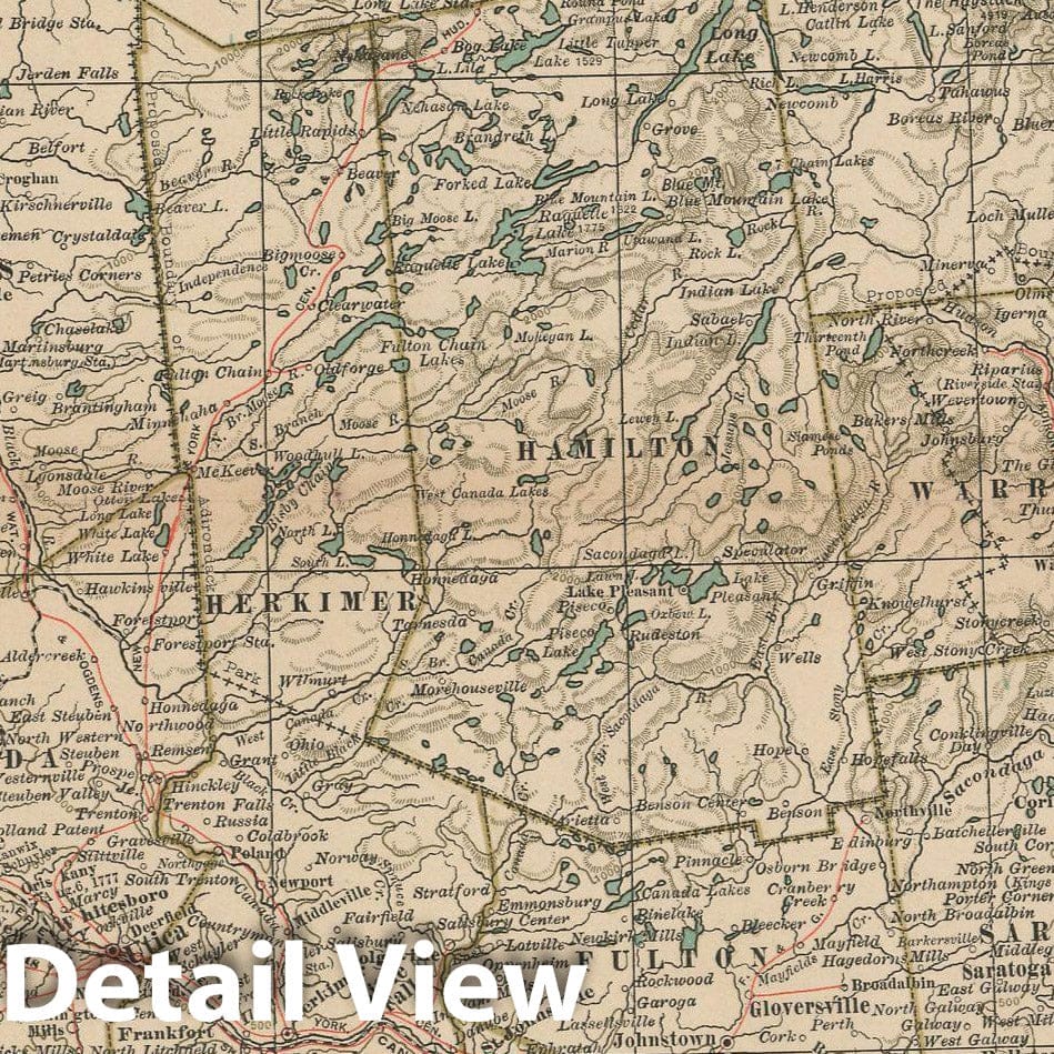 Historic Map : New York 1897 , The Century Atlas World , Vintage Wall Art