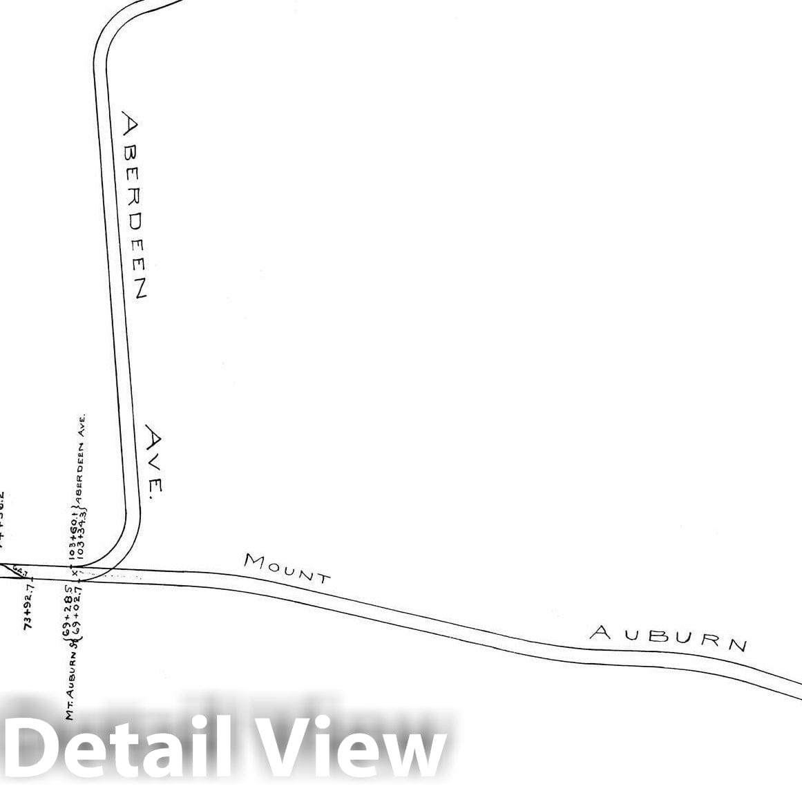 Historic Map : Boston Elevated Railway Track Plans, Cambridge 1899-1915 Plate 014 , Vintage Wall Art