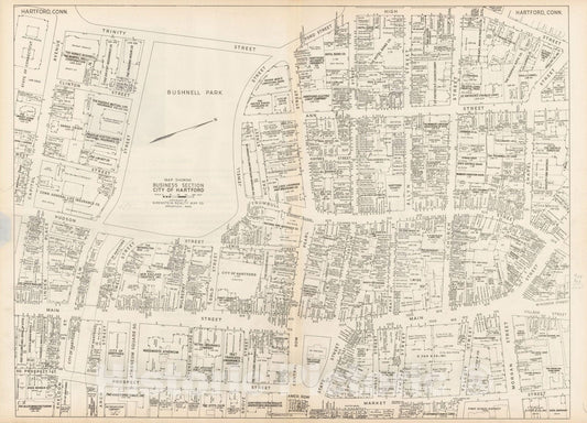 Historic Map : New England States Ed., Hartford 1946 , Nirenstein's National Preferred Real Estate Locations of Business Properties , Vintage Wall Art
